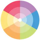 Free Color Wheel Color Pattern Color Theme Icon