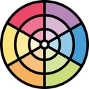 Free Color Wheel Color Pattern Color Theme Icon
