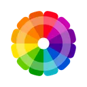 Free Vibrant Color Wheels Color Circles Monochromatic Colors Complementary Colors Triadic Colors Tetradic Colors Icon