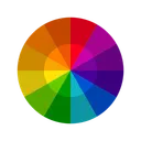 Free Vibrant Color Wheels Color Circles Monochromatic Colors Complementary Colors Triadic Colors Tetradic Colors Icon