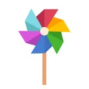 Free Cute Toys Sticker Windmill Paper Icon