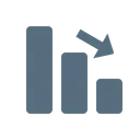 Free Column Chart Graph Icon