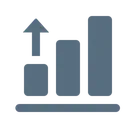 Free Column Chart Graph Icon