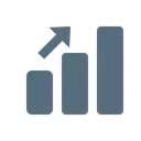 Free Column Chart Graph Icon