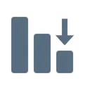 Free Column Chart Graph Icon