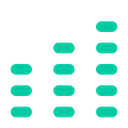 Free Columna Apilada Tabla Grafico Icono