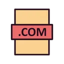 Free Com File Com File Format Icon