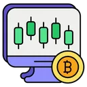 Free Comercio De Bitcoin Bitcoin Criptomoeda Ícone