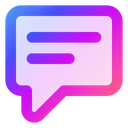 Free Bubble Chat Comment Icône