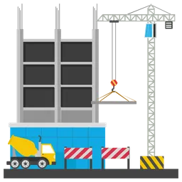 Free Commercial Construction  Icon