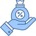 Free Commission Fee Brokerage Icon