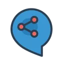 Free Communicate Connection Message Icon