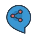 Free Communicate  Icon