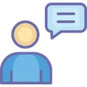 Free Communication Speech Bubble User Icon