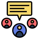 Free Communication Conversation Chats Message Comminicate Icon