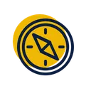 Free Compass Travel Direction Icon