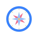 Free Compass Travel Traveling Icon