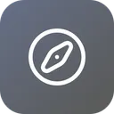 Free Compass Direction Find Icon