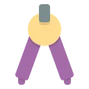 Free Compass Geometry School Materials Icon