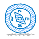 Free Compass Direction East Icon