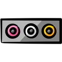 Free Composite Audio Video Icon