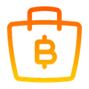 Free Compras De Bitcoin Bolsa De Compras Bitcoin Icono