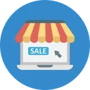 Free Comprar On Line Marketing Digital Venda De Comercio Eletronico Ícone