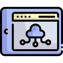 Free Computacao Em Nuvem Armazenamento Em Nuvem Pagina Da Web Ícone