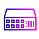 Free Computador Ethernet Hub Ícone