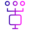 Free Computer Connection Chain Icon