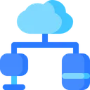Free Cloud Network Computer Icon