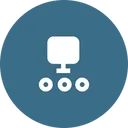 Free Computer Connection Chain Icon
