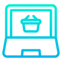 Free Computer Basket  Icon