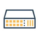 Free Computer Ethernet Hub Symbol