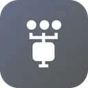 Free Computer Connection Chain Icon