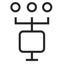 Free Computer Connection Chain Icon