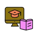 Free Computer Education Learning Icon