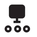 Free Computer Connection Chain Icon