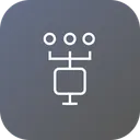 Free Computer Connection Chain Icon