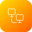 Free Computer File Sharing Icon