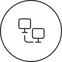 Free Computer File Sharing Icon