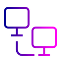 Free Computer File Sharing Icon