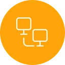 Free Computer File Sharing Icon