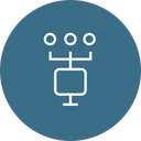 Free Computer Connection Chain Icon