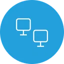 Free Computer Connection Chain Icon