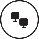 Free Computer File Sharing Icon
