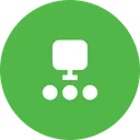 Free Computer Connection Chain Icon