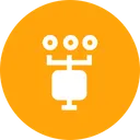 Free Computer Connection Chain Icon