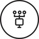 Free Computer Connection Chain Icon