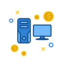 Free Computer Investment  Icon